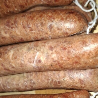 bratwurst sausage large 618gr