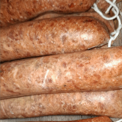 bratwurst sausage medium 481gr