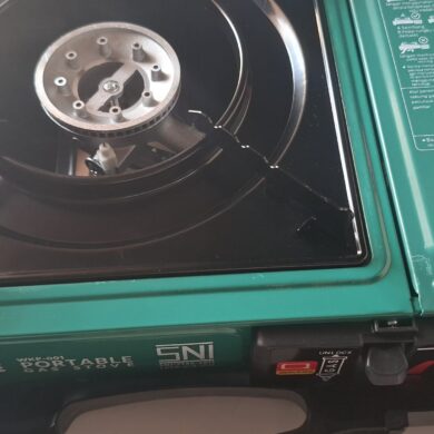 emergency/portable gas stove. +  gas